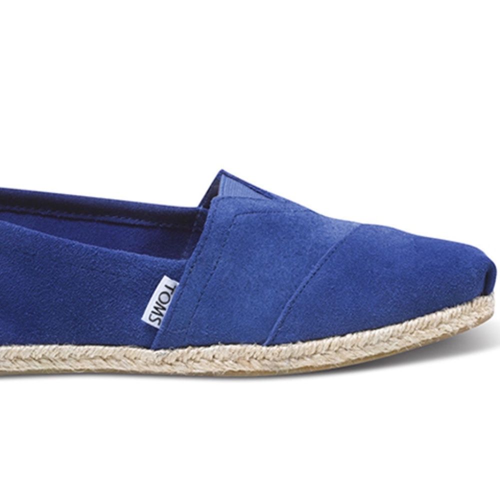 Tom's Classics Women's Canvas Slip-On Blue Shoes